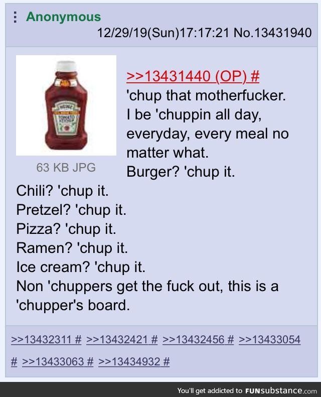 Anon is a chupper