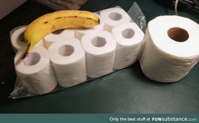 Expectation vs. Reality, Girlfriend panicked ordered 16 pack TP online, 8 weeks later it
