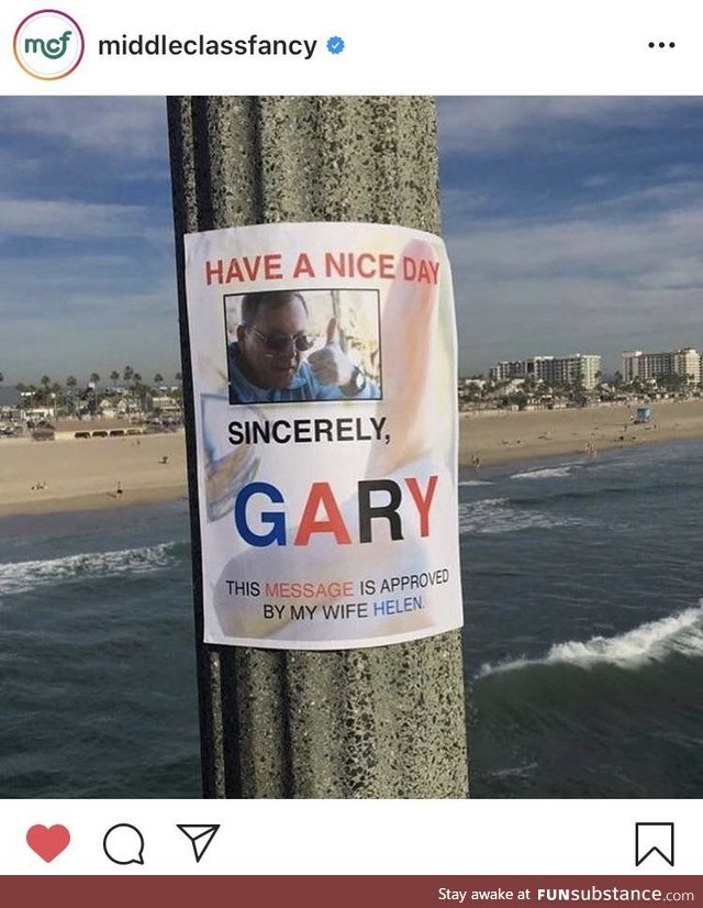 G'day Gary