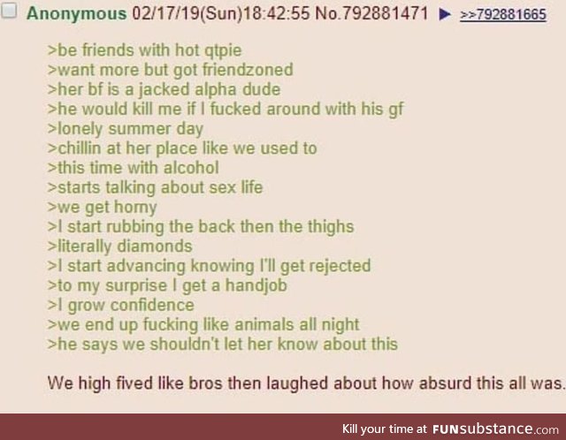 Anon got farther than expected