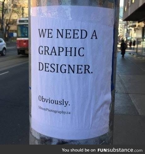 I was once a graphics designer