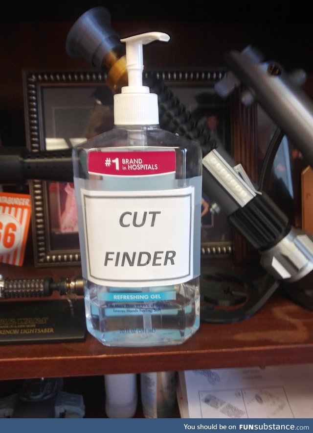 Hand sanitizer found at my chiropractor's office