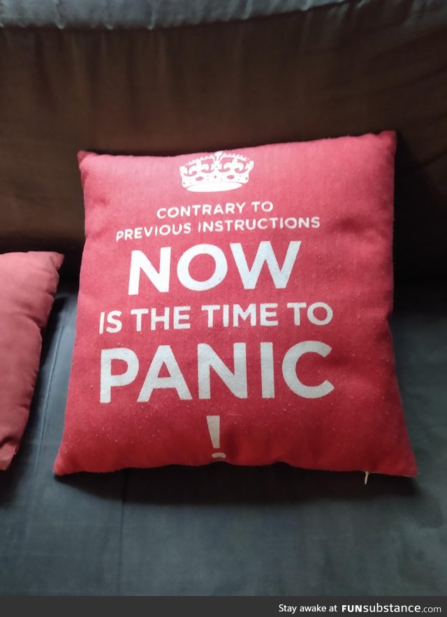 My 2020 pillow