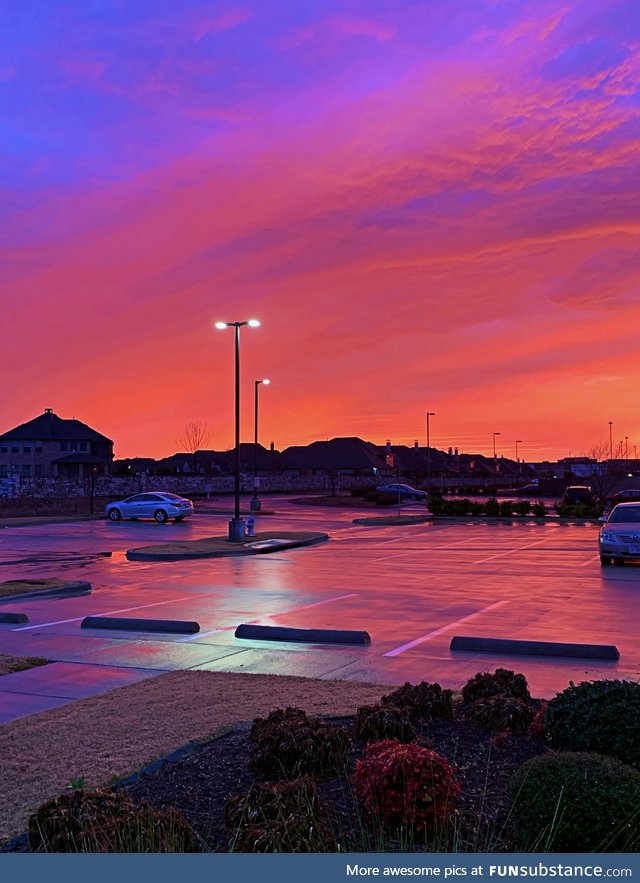 Culver’s parking lot my friend was at