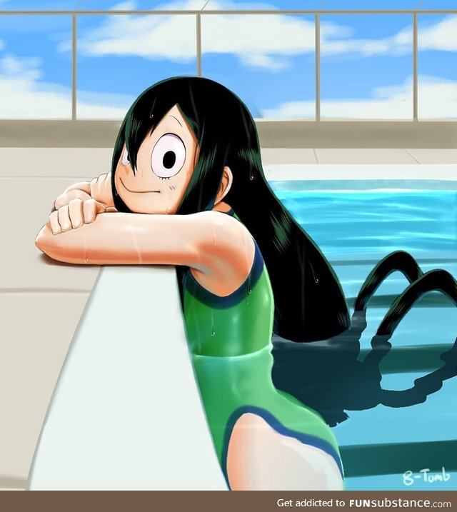 Froggo Fun #237/Froppy Friday - Froppy at the Pool