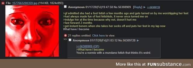Anon's gf has foot fetish