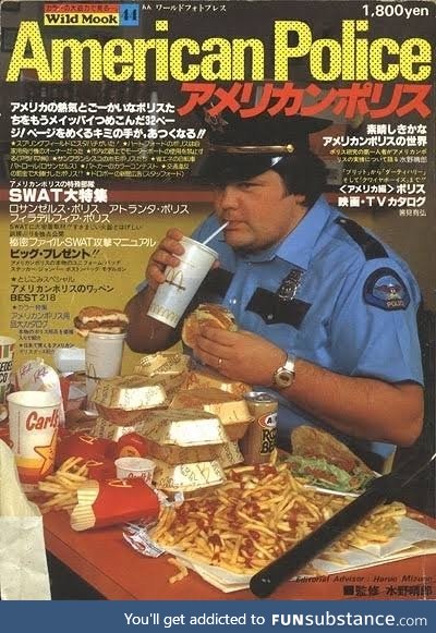 American Police Magazine issued in Japan CSI 1985