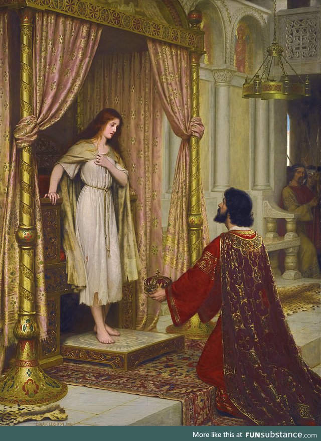 The King and the Beggar-maid (1898) by Edmund Blair Leighton