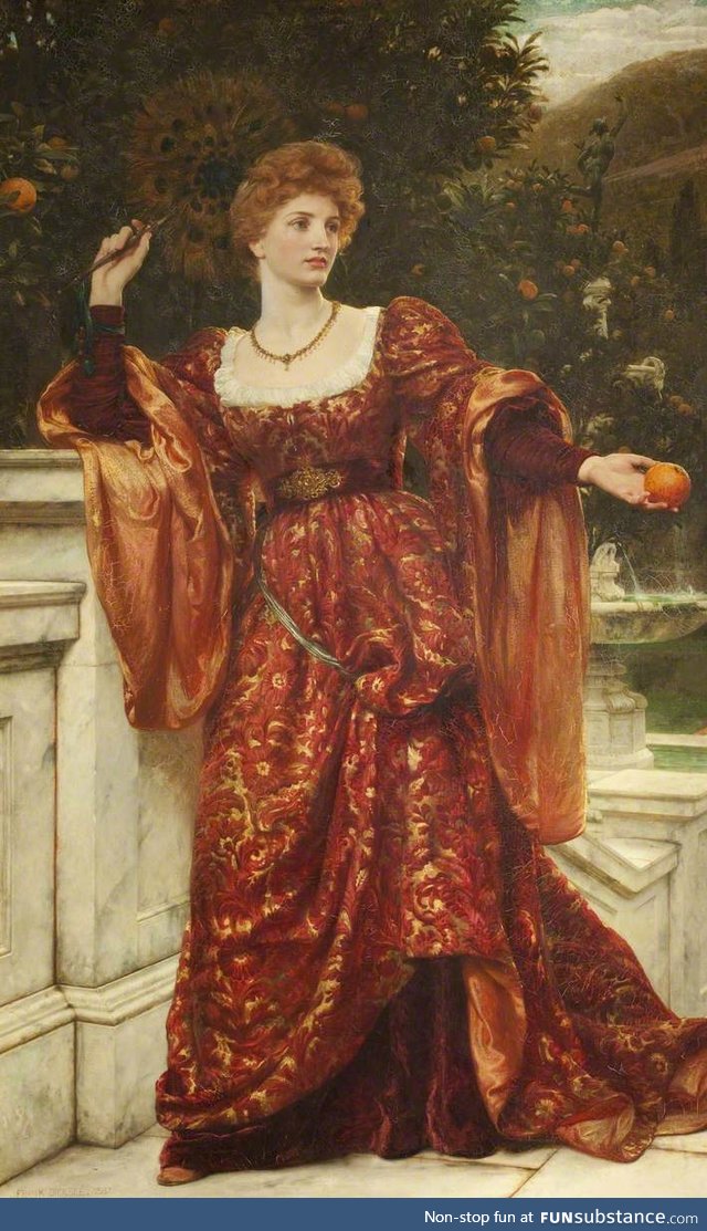 Hesperia by Victorian painter Sir Francis Bernard Dycksee, 1887