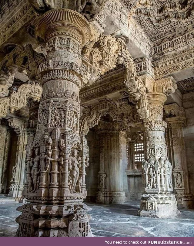 Sas-Bahu Temple in Nagda-Rajasthtan, India, 10th Century AD