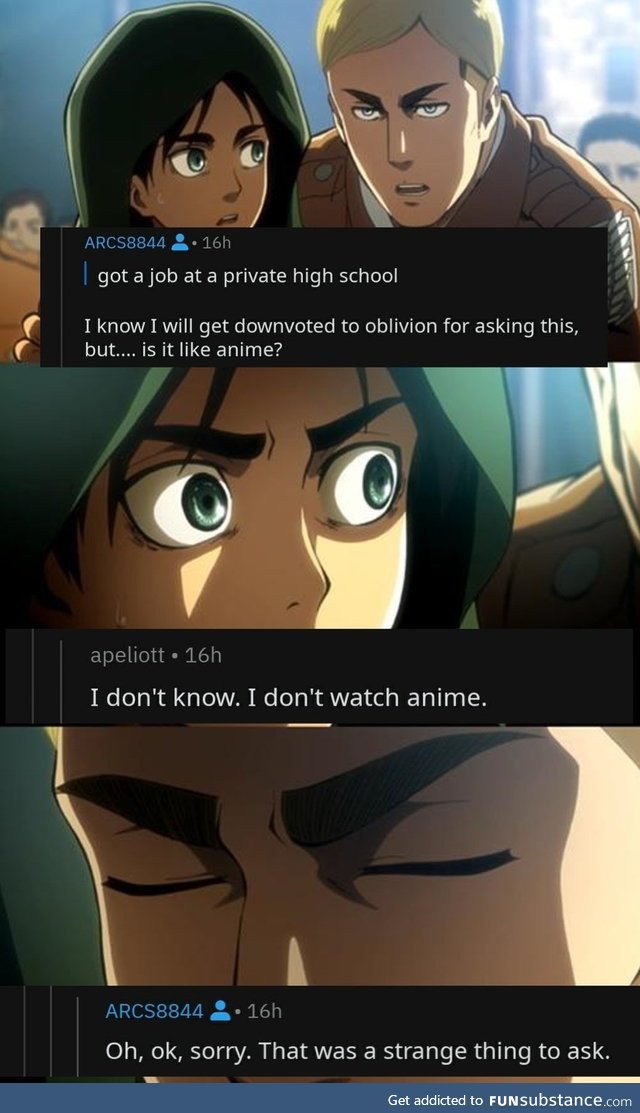 I don't watch anime - FunSubstance