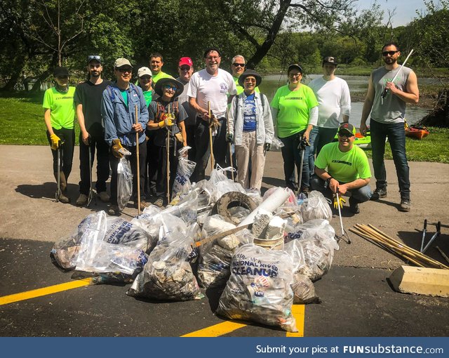 River clean up last weekend. Keep the #trashtag posts coming!