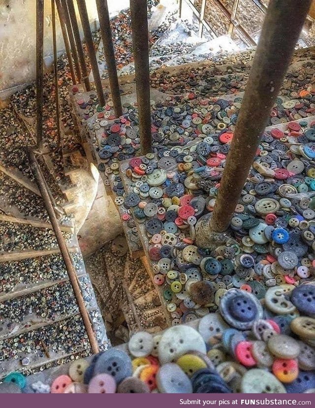 An abandoned button factory