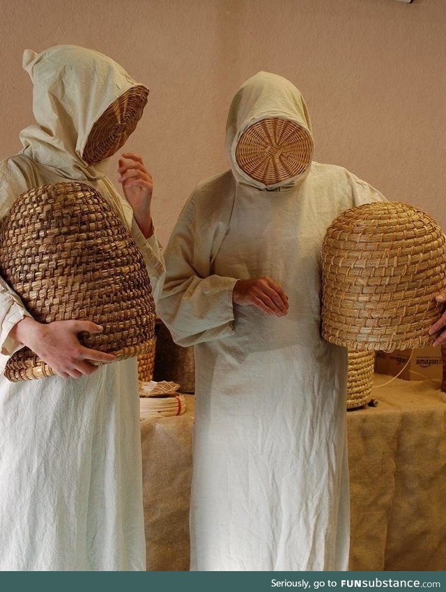Medieval Beekeeping outfits were designed from nightmares