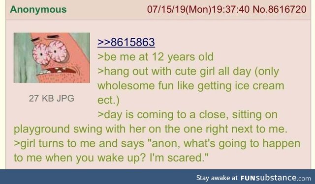 Anon was having a good time