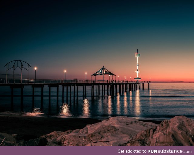 Took this for my grandpa, Brighton beach South Australia