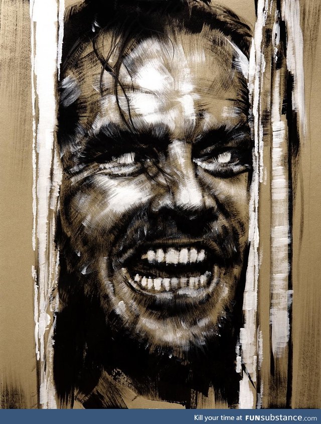 The Shining painting I just finished