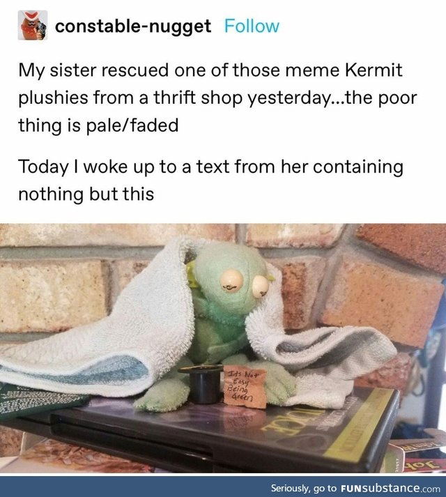 #savekermit