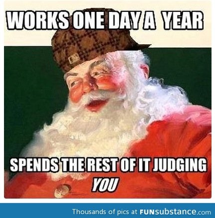 Scumbag santa claus