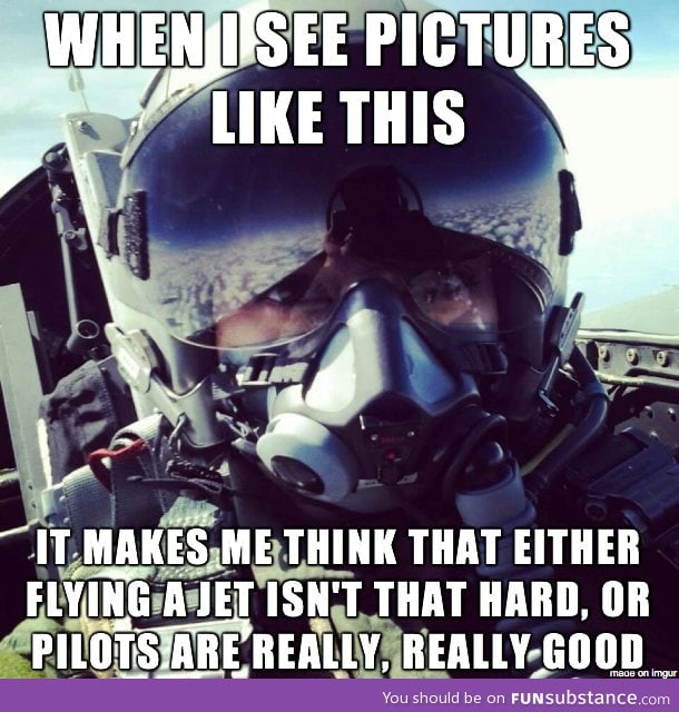 Pilot selfies