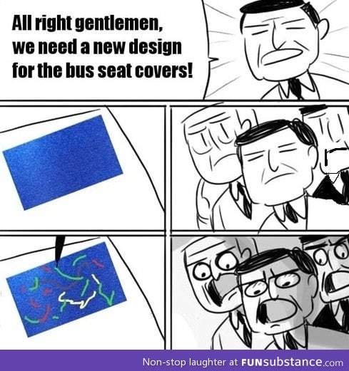 New bus seat covers