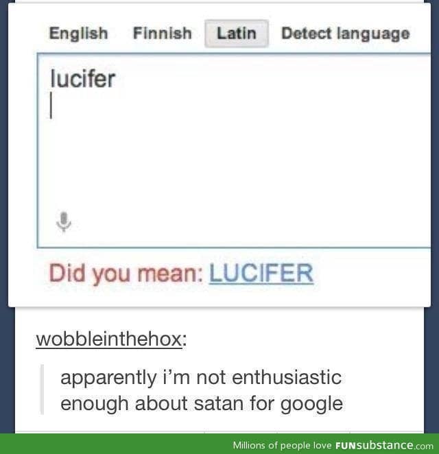 The great LUCIFER