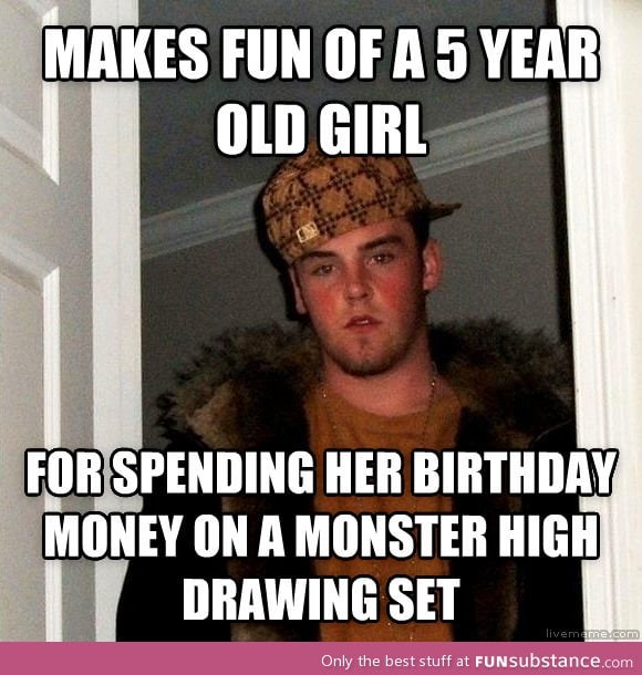 Scumbag cashier made my daughter cry today