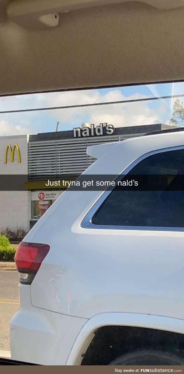 Ah, yes, Nald’s