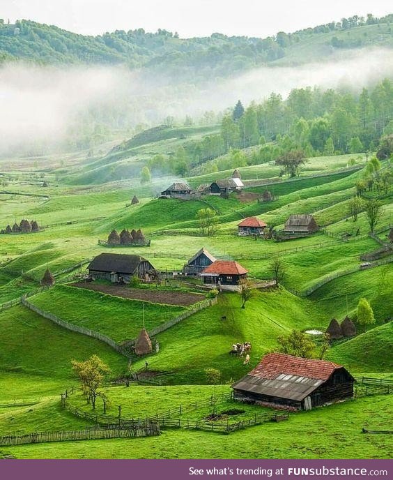 Breathtaking view in Romania