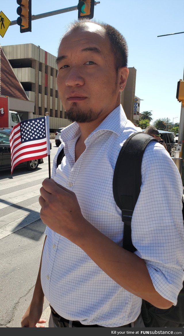 After 23 years, my boyfriend is finally a citizen today