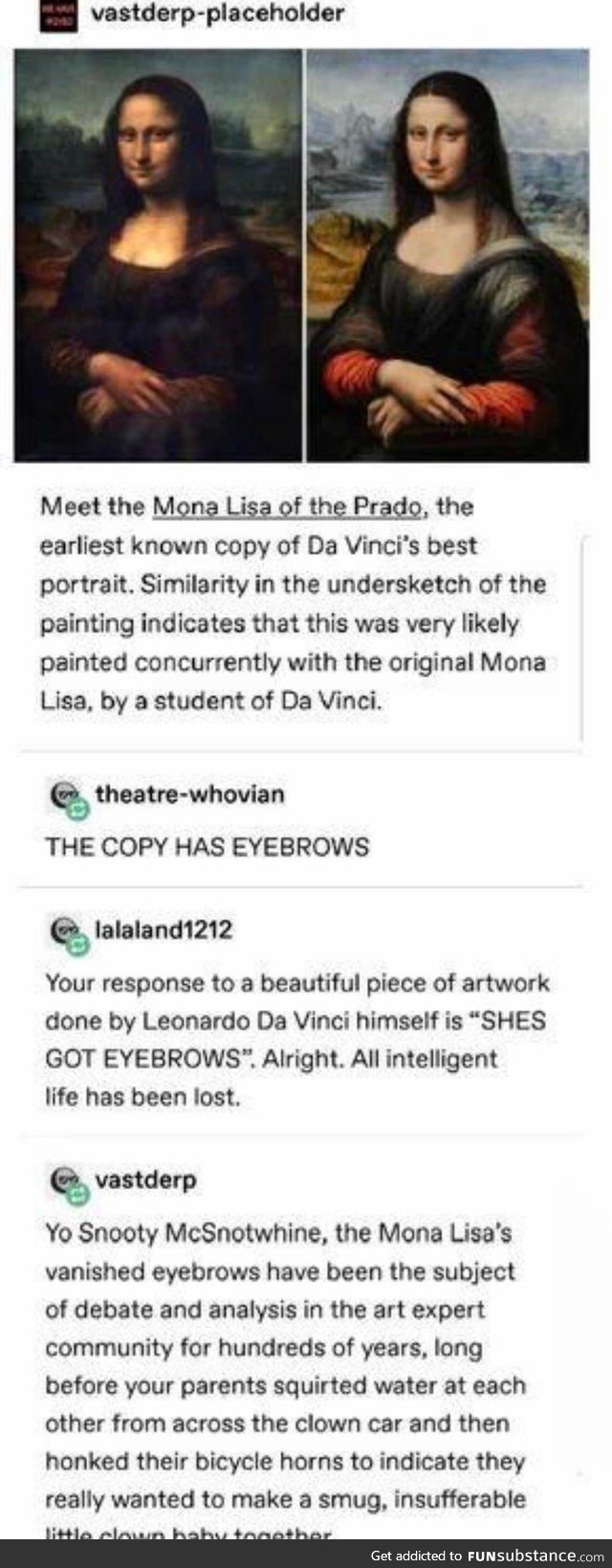 Mona Lisa And The Case of The Missing Eyebrows