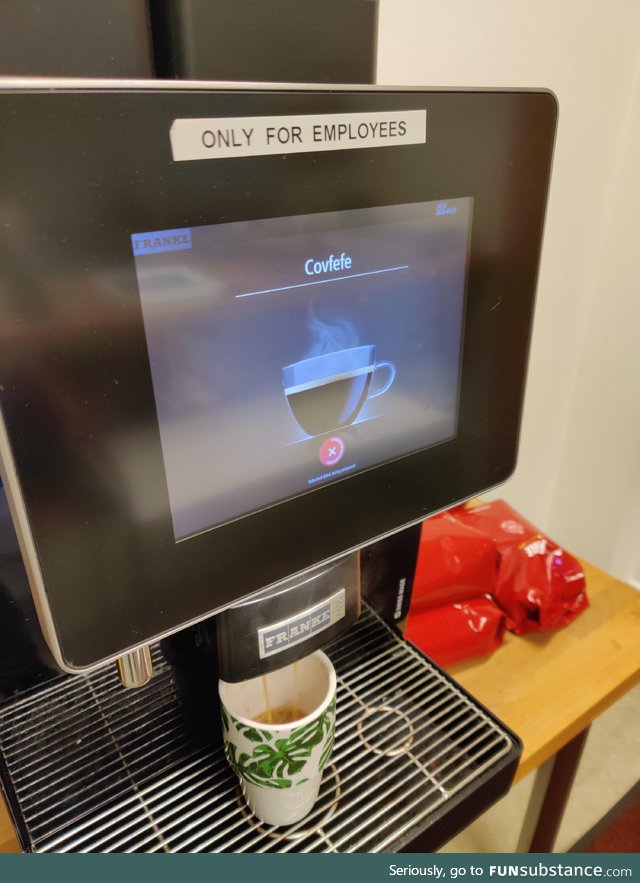 Resourceful nerd hacks the office coffee machine