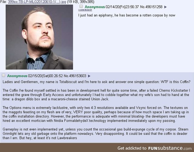 /v/ remembers TotalBiscuit