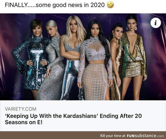 Finally! Good news in 2020