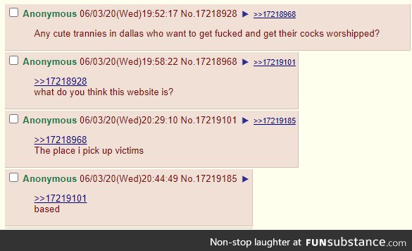 Anon posts an ad
