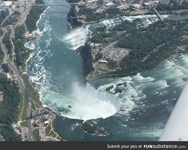 Niagara Falls from the 650 feet in the air