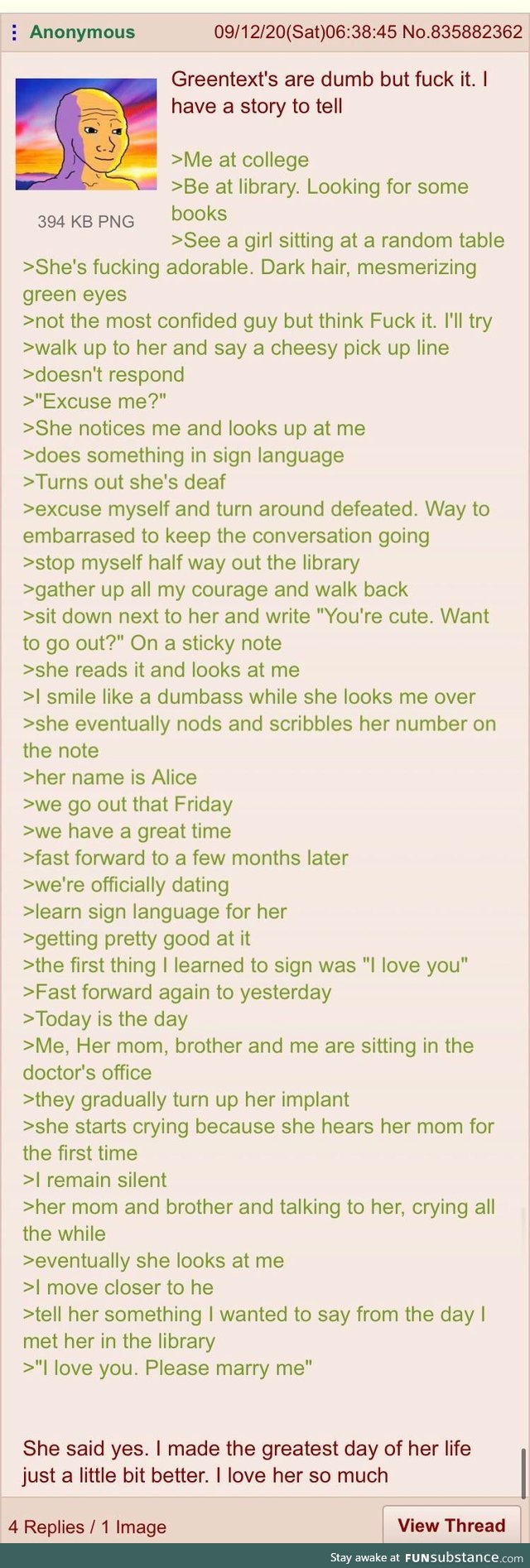 Anon Finds a deaf girl