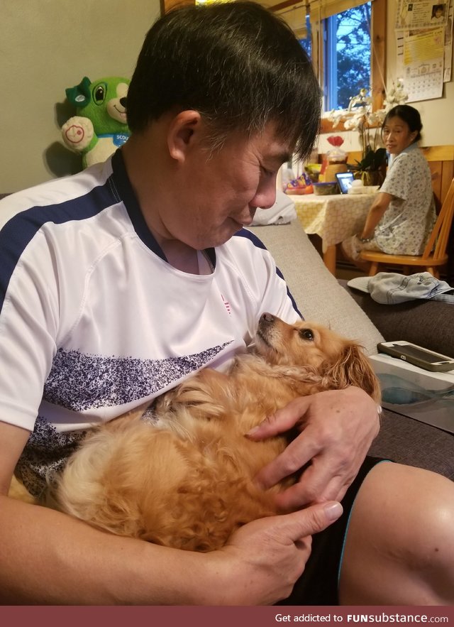 Dad never wanted a dog