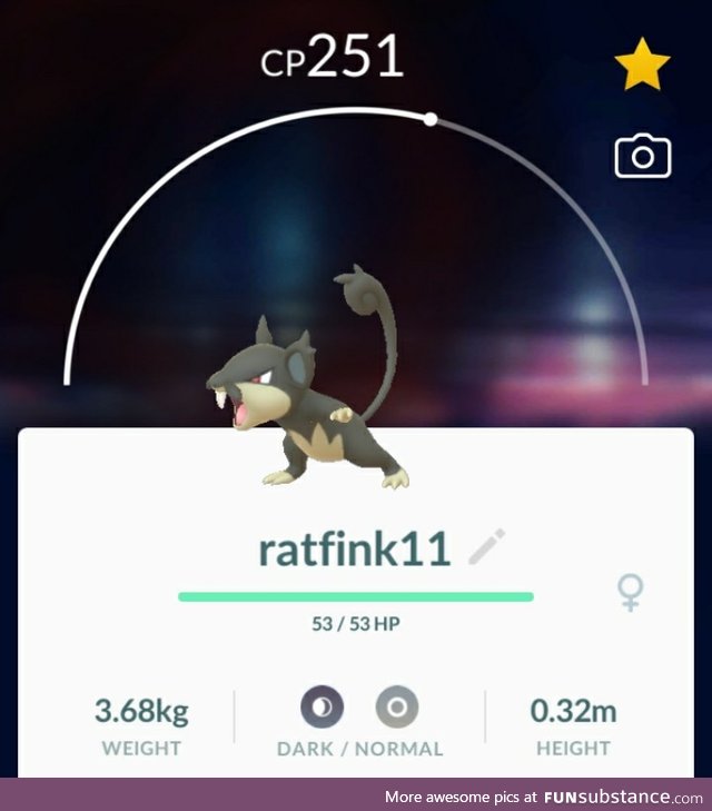 PoGo Project #9 - I Fink These Guys Are Under-rat-ed