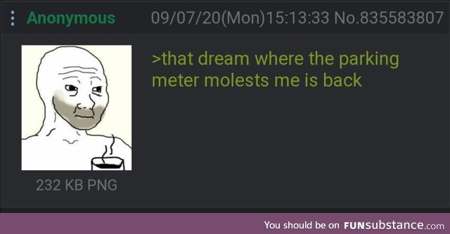 Anon had that dream again