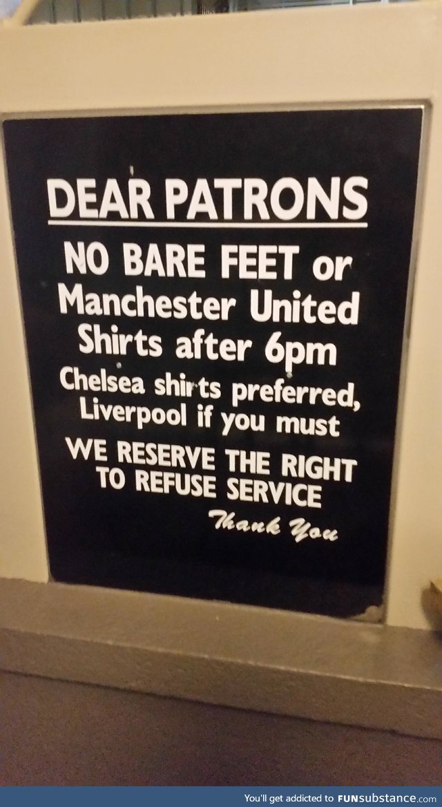 Found this sign at a resturant