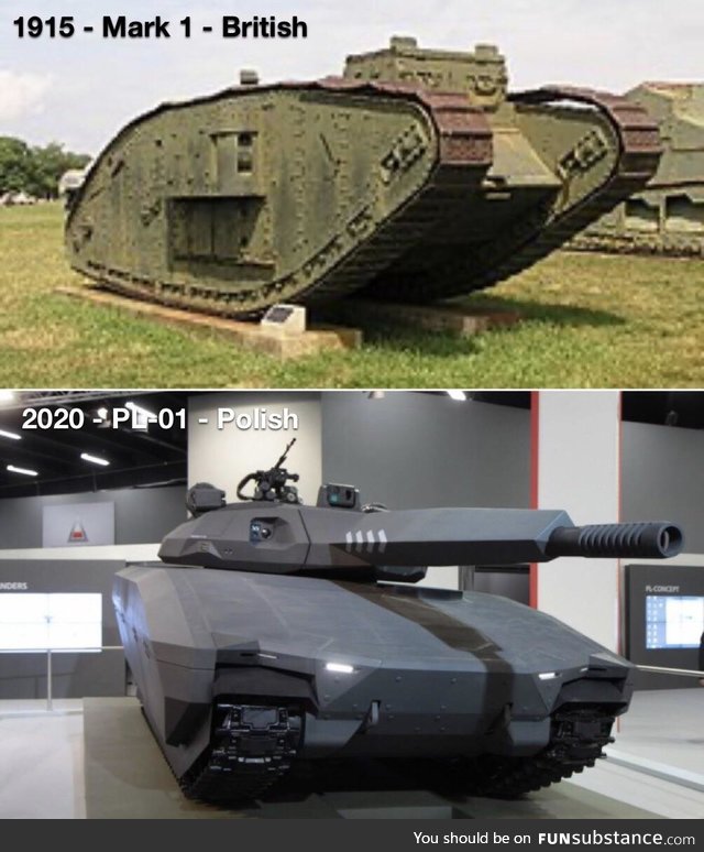 First tank compared to most recent tank