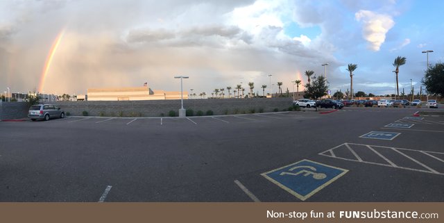 End to End rainbow in Arizona
