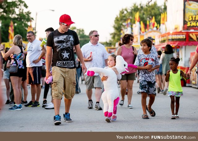 A photographer asked for my email at the fair, wound up getting this great pic of me and