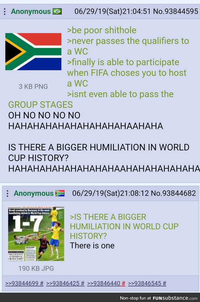 Brazilian anon asks for it and gets rekt