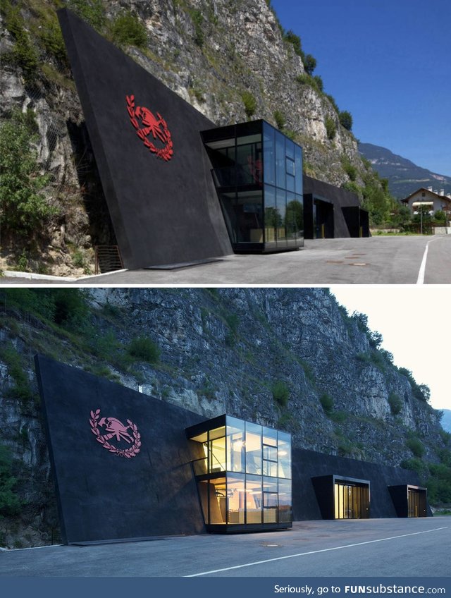 Fire station in Italy looks like a villain hideout