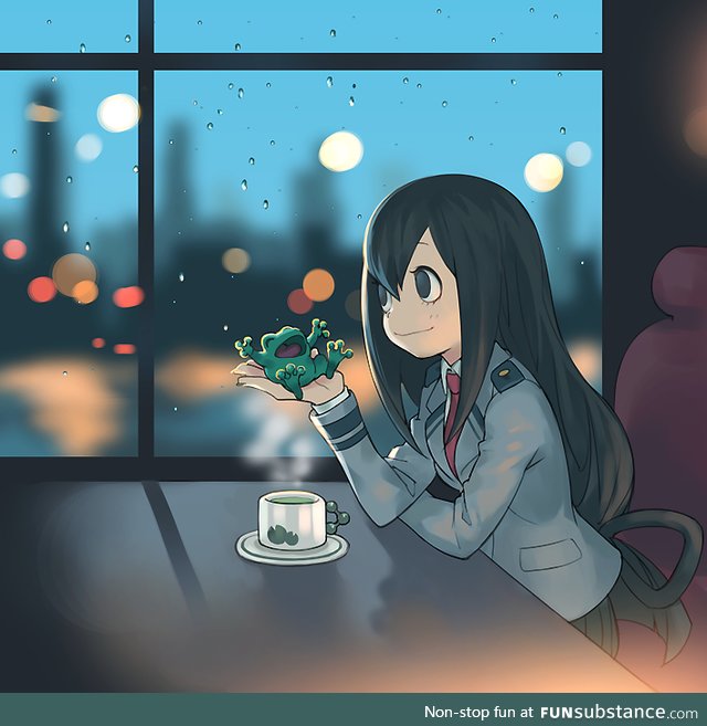 Froggo Fun #272/Froppy Friday - Hot Tea with a Friend