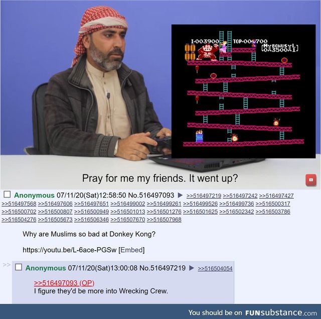 Muslims are bad at video games