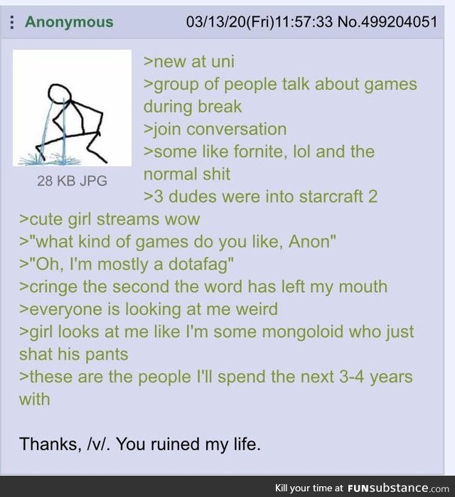 /v/ ruins anon’s life