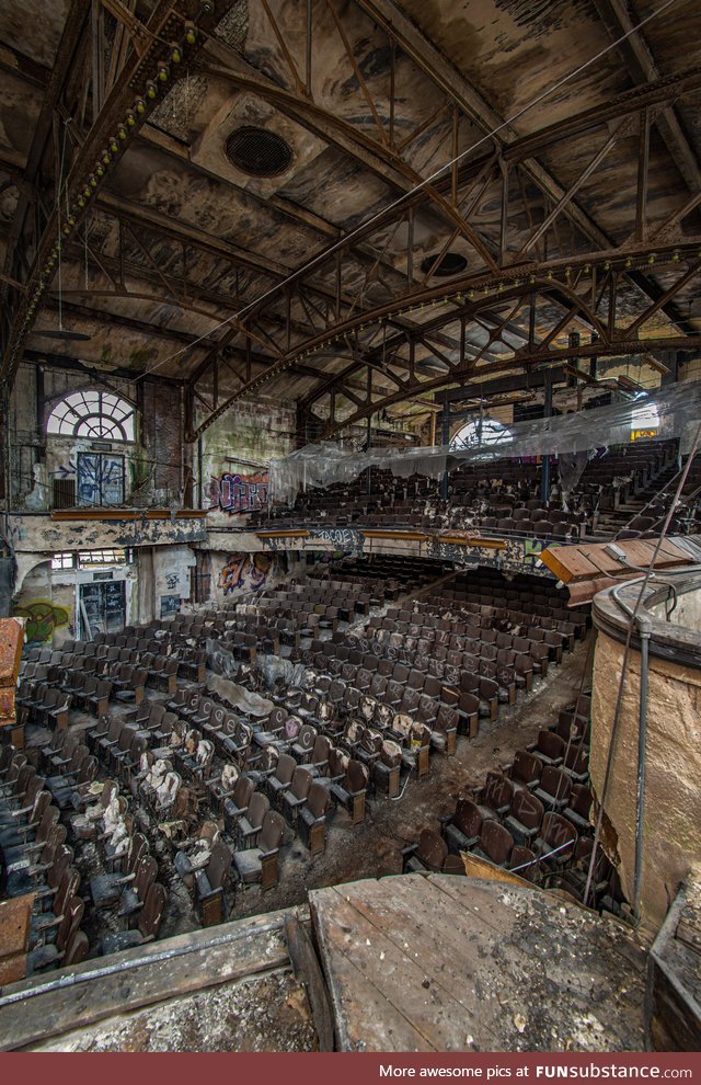 I explored a crumbling forgotten theater waiting for another show to go on